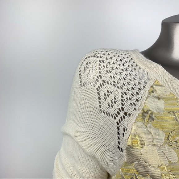 HWR Gold Leaf Pullover Sweater Small - Picture 5 of 8